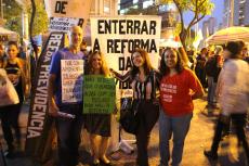 Dia Nacional de luta contra a Reforma da Previdncia- Praa Sete